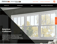 Tablet Screenshot of americancraftsmanwindows.com